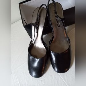 Jones New York In Good Taste Kidskin Leather Slingbacks-Size 8M -Great Mom Gift